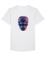 Mandala Skull 3D Tricou mânecă scurtă guler larg Bărbat Skater
