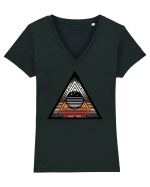 Dark Elemnts 05 Tricou mânecă scurtă guler V Damă Evoker