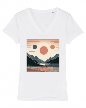 Natura munti soare si mare White