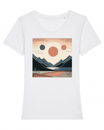 Natura munti soare si mare White