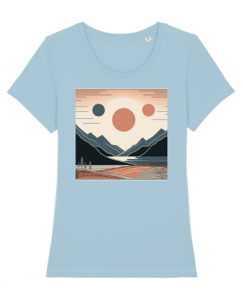Natura munti soare si mare Sky Blue