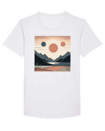 Natura munti soare si mare White