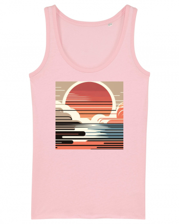 Sunset - soare dupa nori pufosi Cotton Pink