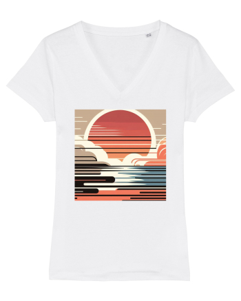 Sunset - soare dupa nori pufosi White