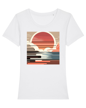 Sunset - soare dupa nori pufosi White