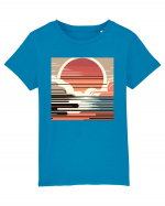 Sunset - soare dupa nori pufosi Tricou mânecă scurtă  Copii Mini Creator