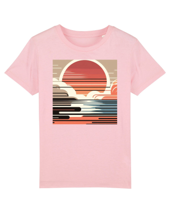Sunset - soare dupa nori pufosi Cotton Pink