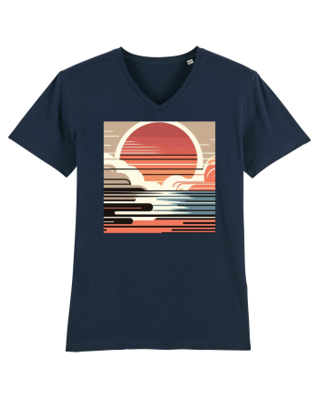 Sunset - soare dupa nori pufosi French Navy