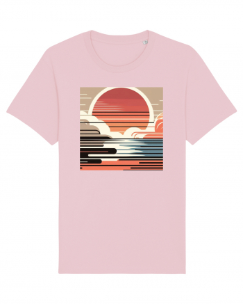 Sunset - soare dupa nori pufosi Cotton Pink