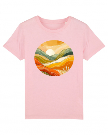 Soare si nori peste dealuri - Sunset Cotton Pink