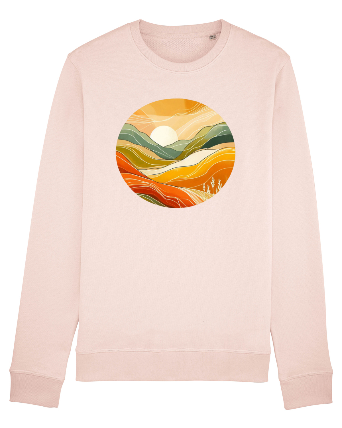 Bluză mânecă lungă Unisex Rise Candy Pink