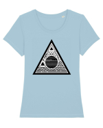 Dark Elements 05 Tricou mânecă scurtă guler larg fitted Damă Expresser