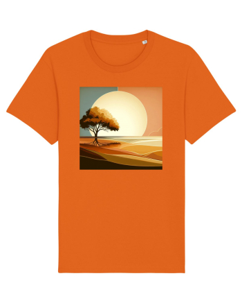 Tree under the sun Bright Orange