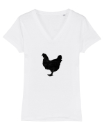 Gaina Tricou mânecă scurtă guler V Damă Evoker