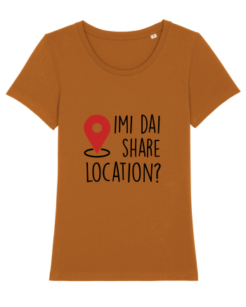 Imi dai share location Roasted Orange