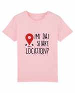 Imi dai share location Tricou mânecă scurtă  Copii Mini Creator