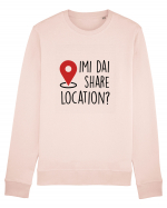 Imi dai share location Bluză mânecă lungă Unisex Rise