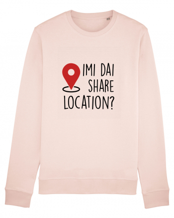 Imi dai share location Bluză mânecă lungă Unisex Rise