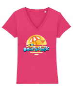 Beachaholic Tricou mânecă scurtă guler V Damă Evoker