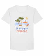 Sa ma pupi in Curacao Tricou mânecă scurtă guler larg Bărbat Skater