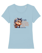 I Talk An Awful Tricou mânecă scurtă guler larg fitted Damă Expresser