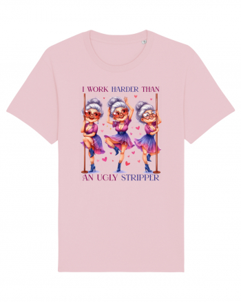 I Work HarderThan An Ugly Stripper Tricou mânecă scurtă Unisex Rocker