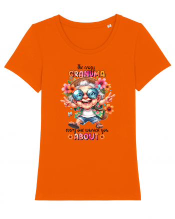 The Crazy Grandma Bright Orange