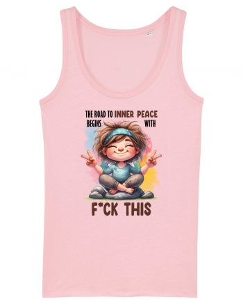 The Road To Inner Peace Cotton Pink