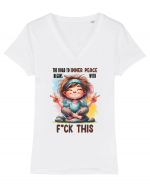 The Road To Inner Peace Tricou mânecă scurtă guler V Damă Evoker