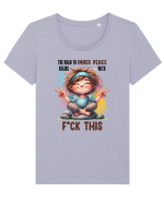 The Road To Inner Peace Tricou mânecă scurtă guler larg fitted Damă Expresser