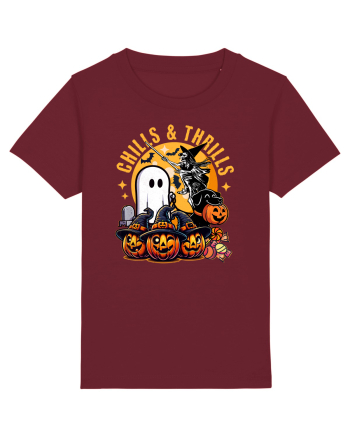 Halloween  Fantoma ce plimba catelul -  Chills & Thrills Burgundy