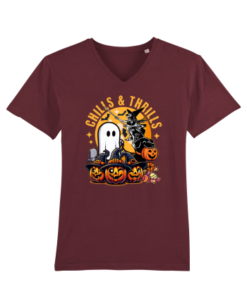 Halloween  Fantoma ce plimba catelul -  Chills & Thrills Burgundy