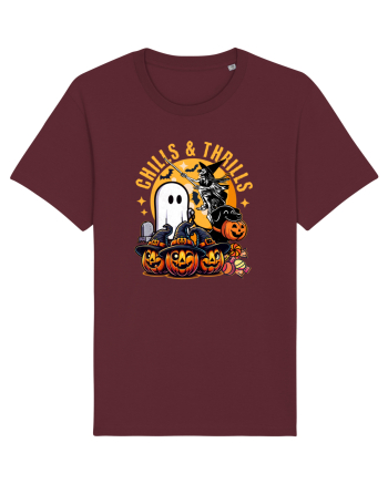 Halloween  Fantoma ce plimba catelul -  Chills & Thrills Burgundy