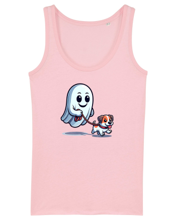 Halloween Fantoma Si Catelul La Plimbare Cotton Pink