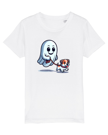 Halloween Fantoma Si Catelul La Plimbare White