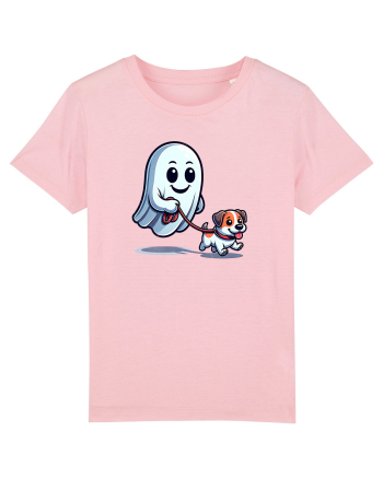 Halloween Fantoma Si Catelul La Plimbare Cotton Pink