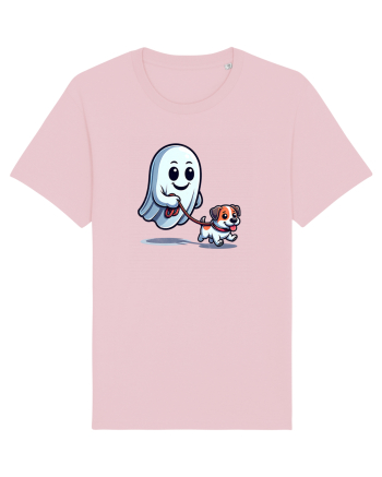 Halloween Fantoma Si Catelul La Plimbare Cotton Pink