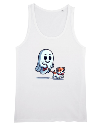 Halloween Fantoma Si Catelul La Plimbare White