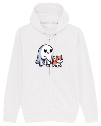 Halloween Fantoma Plimba Pisica White