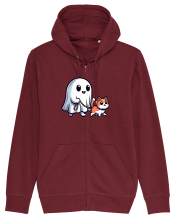 Halloween Fantoma Plimba Pisica Burgundy