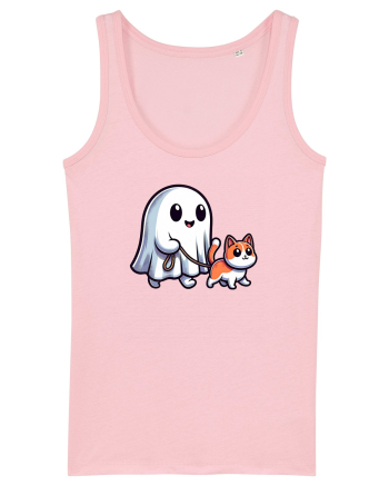 Halloween Fantoma Plimba Pisica Cotton Pink