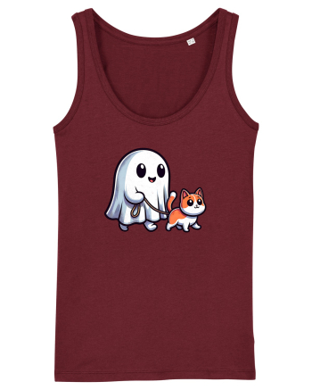 Halloween Fantoma Plimba Pisica Burgundy
