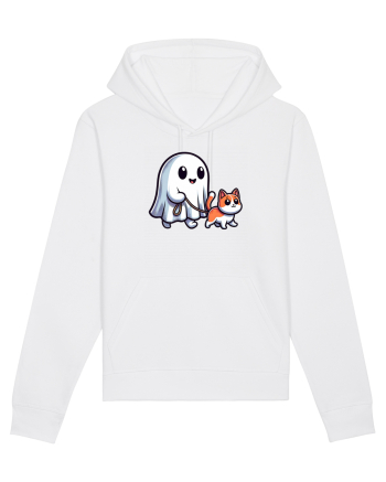 Halloween Fantoma Plimba Pisica White