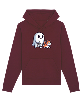 Halloween Fantoma Plimba Pisica Burgundy