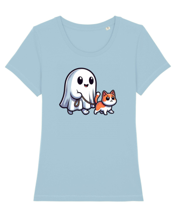 Halloween Fantoma Plimba Pisica Sky Blue