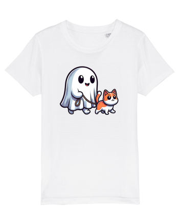 Halloween Fantoma Plimba Pisica White