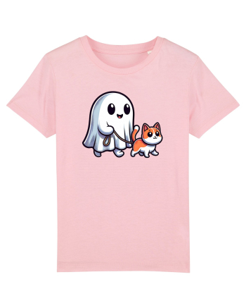 Halloween Fantoma Plimba Pisica Cotton Pink