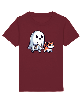 Halloween Fantoma Plimba Pisica Burgundy