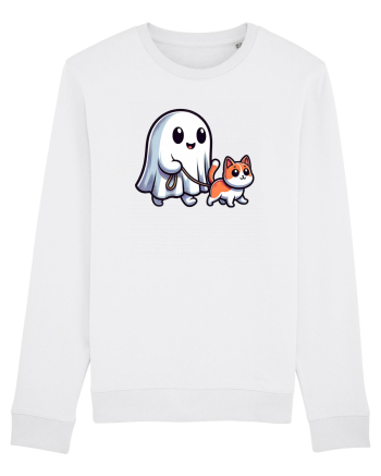 Halloween Fantoma Plimba Pisica White