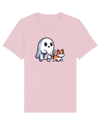 Halloween Fantoma Plimba Pisica Cotton Pink